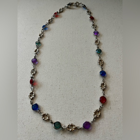 Jewelry - Vintage Inspired Multi-Color Glass Bead Necklace